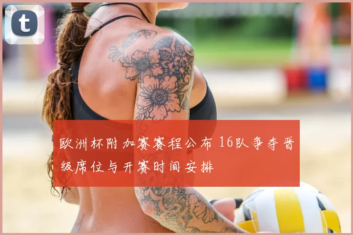 欧洲杯附加赛赛程公布 16队争夺晋级席位与开赛时间安排