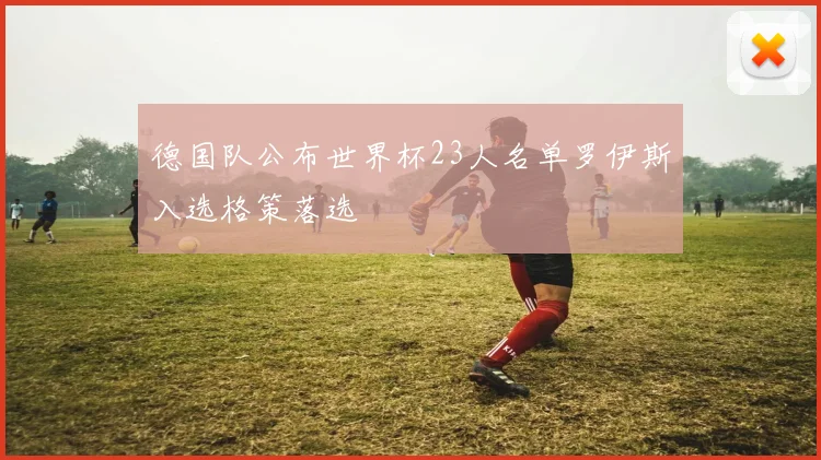 德国队公布世界杯23人名单罗伊斯入选格策落选